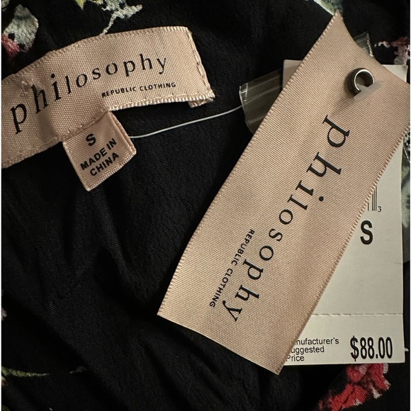 Philosophy floral mini dress size S - Picture 9 of 9